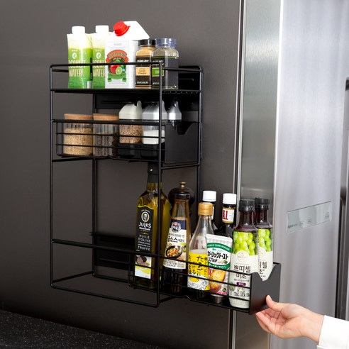라이피스트 3단 냉장고 자석선반: 냉장고 수납의 궁극적인 솔루션