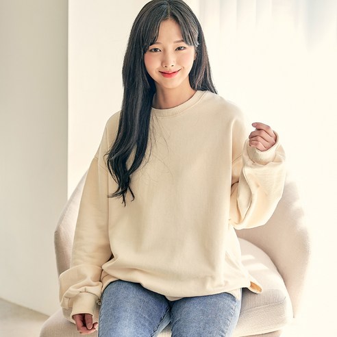 반에이크 핑쥬 트임 맨투맨