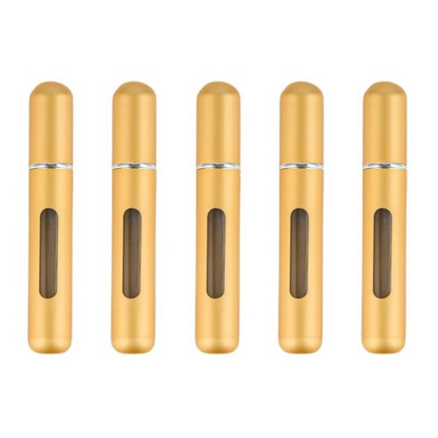 향수 스킨 로션 공병 8ml, 5개, 골드