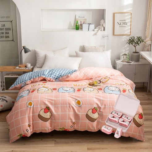 프리미엄 이불커버 + 고정클립 6p B23, 타입25