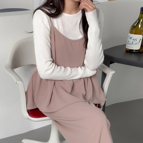 보리맘 뷔스티에 상의 와이드 팬츠 세트 임부복 a02