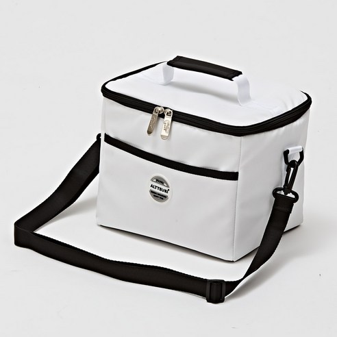 알뜨리 프리미엄 보온 보냉백, 화이트, 8L