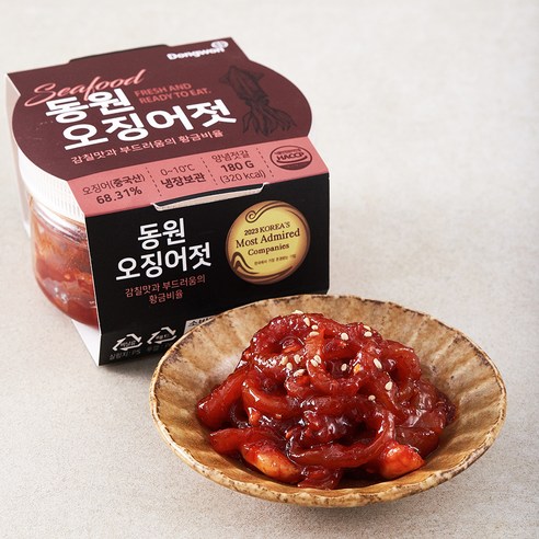 동원 오징어젓, 180g, 3팩