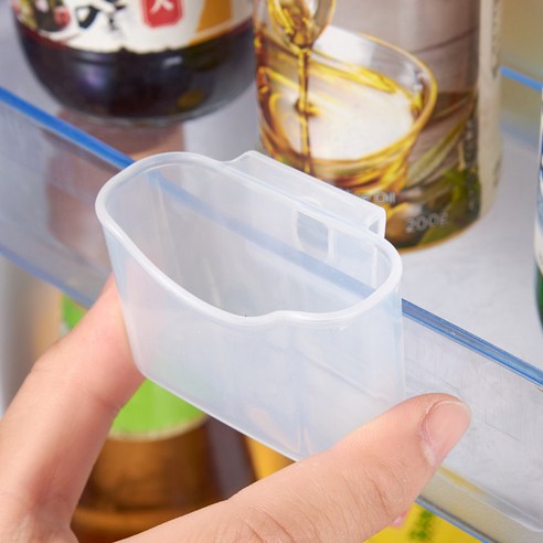 냉장고 선반 클립형 소스 보관 포켓 정리대