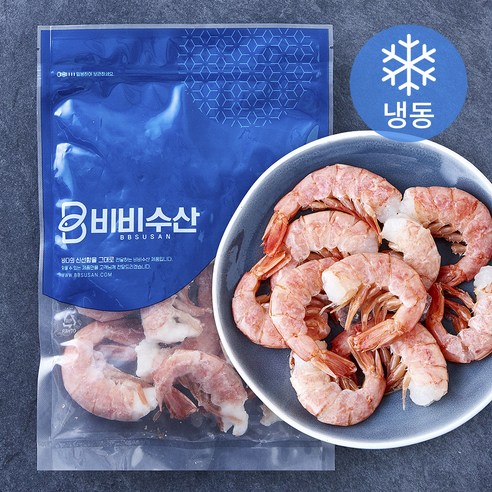 비비수산 특대 아르헨티나 붉은 새우 이지필 (냉동), 1개, 300g