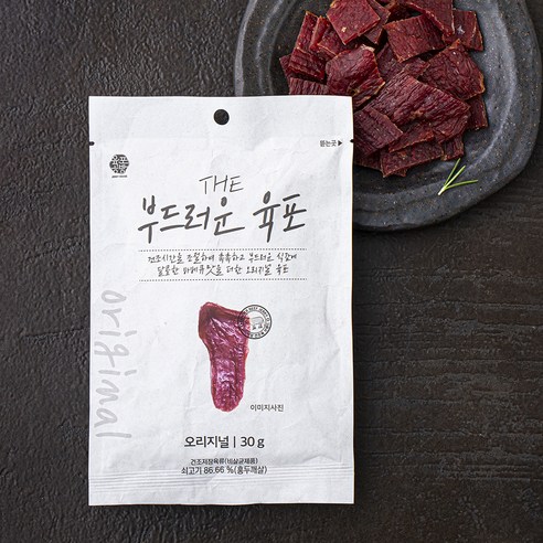 육포공방 THE 부드러운 육포 오리지날, 30g, 2개