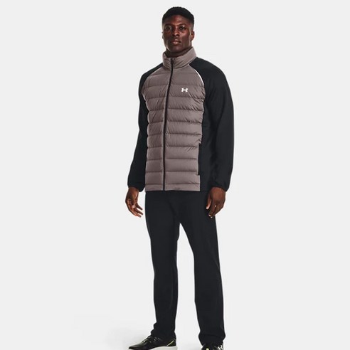 언더아머 남성용 UA 골프 스트레치 하이브리드 패딩 점퍼 1366290-176 — 언더아머 남성용 골프 하이브리드 패딩 점퍼 1366290-176 하이브리드자켓