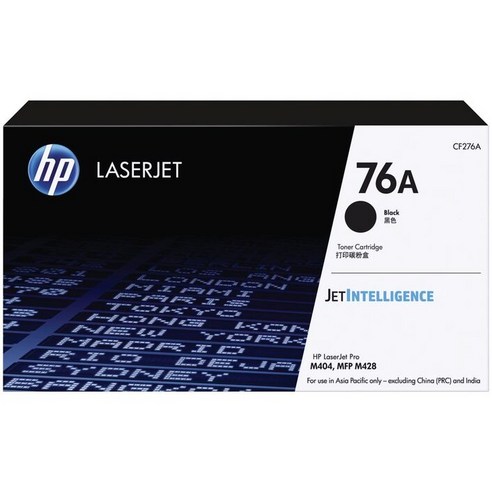 HP 토너 HP NO 76A CF276A 토너 M404N M404DN M404DW, 1개, 검정