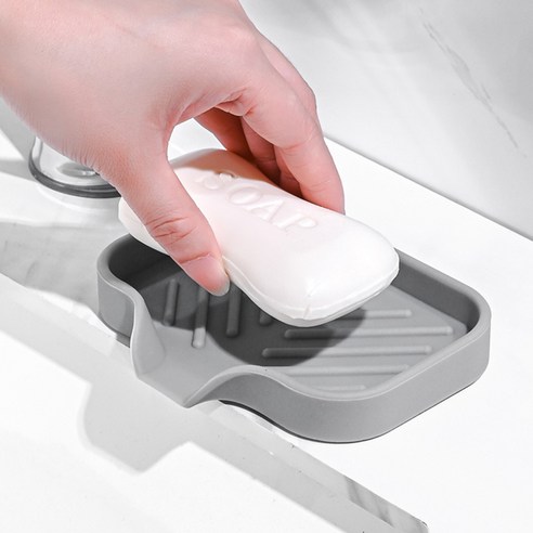 눅눅한 비누, 이제 안녕! 뽀송함이 오래가는 실리콘 물빠짐 비누받침
