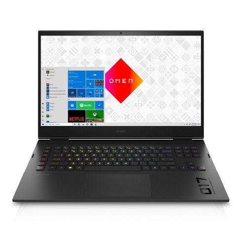 HP 2022 오멘 17 코어i7 인텔 12세대 지포스 RTX 3080 Ti, Shadow Black, 1TB, 32GB, WIN11 Home, 17-ck1031TX