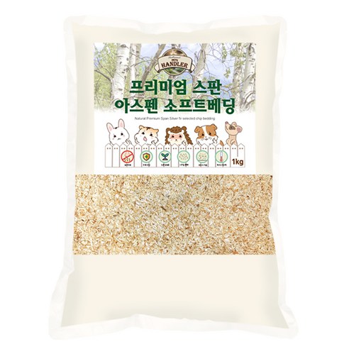 펫츠핸들러 프리미엄 스판 아스펜 소프트베딩, 1kg, 1개