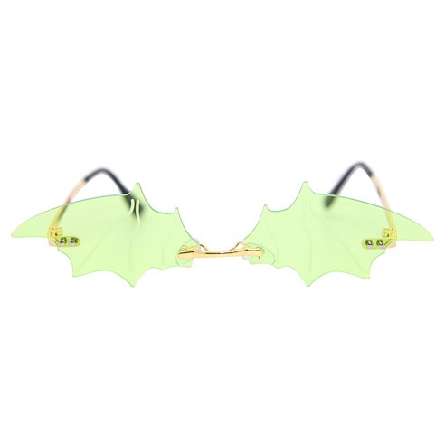 리빙다 럭셔리 박쥐날개 안경, 그린, 1개