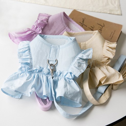 귀여움과 안전함을 동시에 제공하는 반려동물 하네스