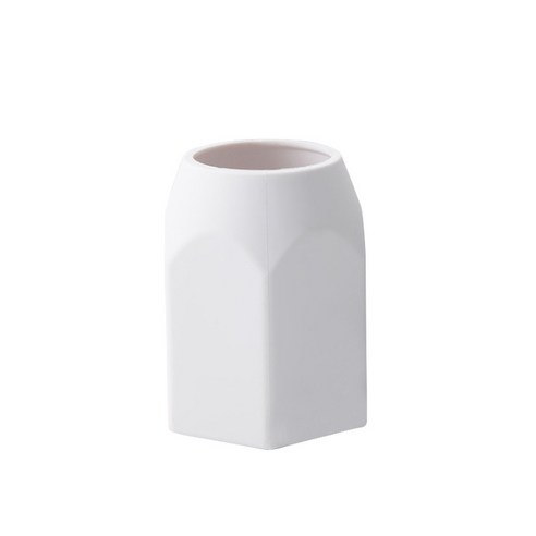 페이토 조각 엔씨 연필꽂이 C one size, 화이트, 1개