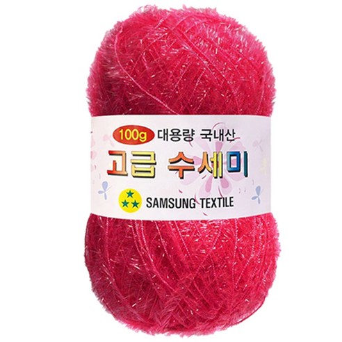 yarna 대용량 고급 수세미 100g, 118스트로베리, 1개