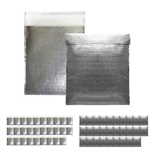 포장대장 보냉 파우치 백 보급형 20 x 25 cm 30p + 40 x 50 cm 30p 세트, 혼합색상, 1세트