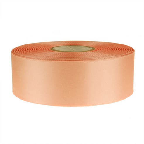 고밀도주자 공단 리본끈 20mm, 환타색, 45m