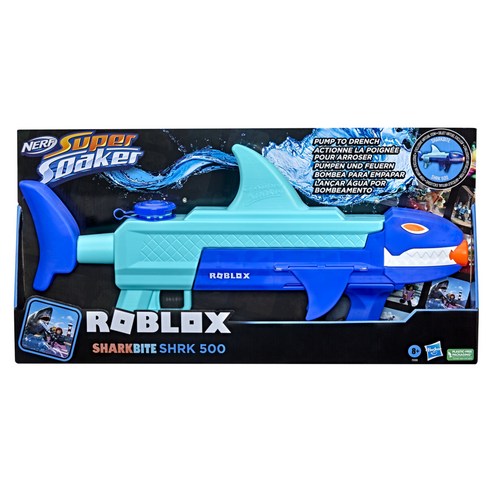   Nuff Hasbro Super Soker Jaws Water Gun, Mixed Color