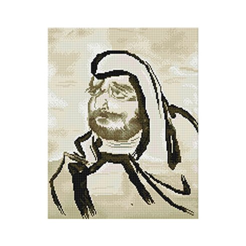 코쿼드 DIY 액자형 보석십자수 세트 40 x 50 cm, 달마(DP521), 1세트