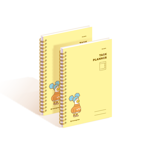 모노그램 100DAYS 태스크 플래너 MG-0031, HIPDUCK2, 2개