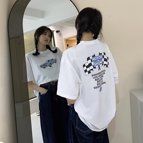 女士 時尚 大碼 服裝 上衣 短袖 T 卹 成年女性 成年女性 女士