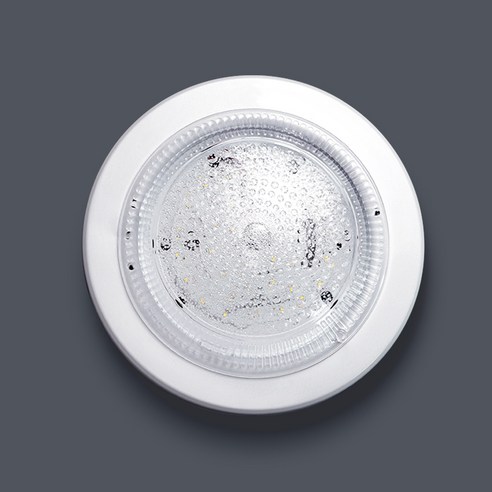 글로벌엘이디 LED 원형 직부등 15W 주광색, 1개, 화이트