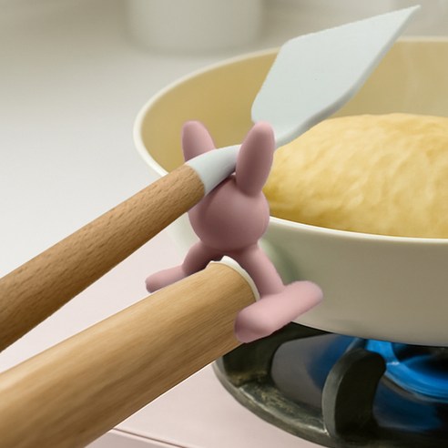 집사람 쿠킹바니 실리콘 멀티 조리도구 거치대, 핑크, 1개