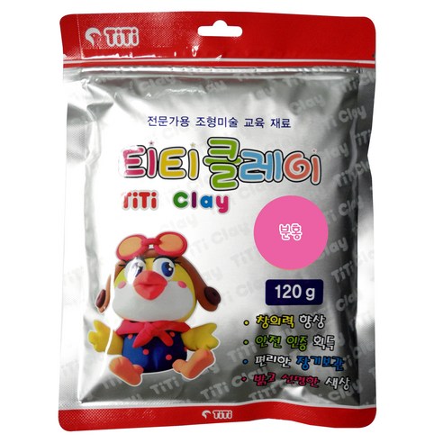 티티 경인 티티클레이, 분홍, 1개