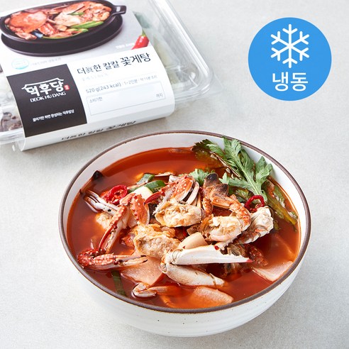 덕후당 더진한 칼칼 꽃게탕 (냉동), 520g, 1팩