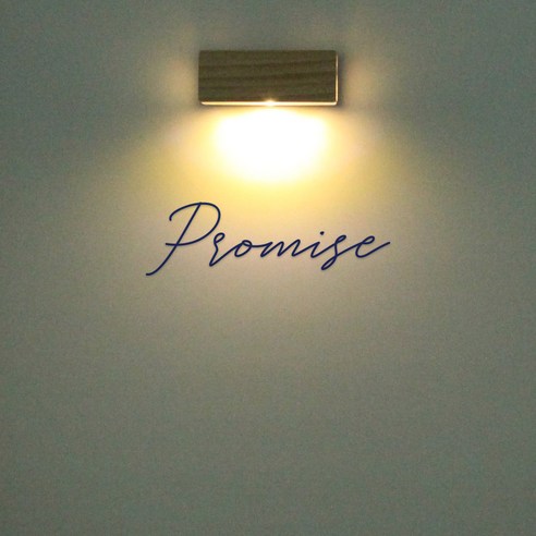 1AM 갤러리벽등, Promise(스티커), 군청(컬러칩)