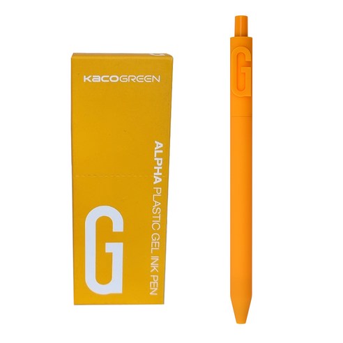 카코 알파 소프트 중성 젤펜 0.5mm, 알파벳 G, 10개