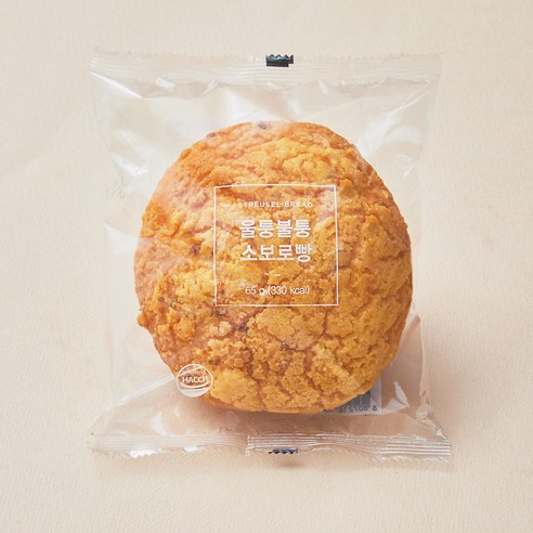 신라명과 울퉁불퉁 소보로빵, 65g, 1개입, 1개