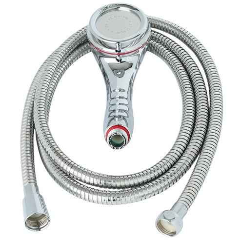 제일바스 수압상승 미크롬샤워헤드 샤워줄세트 2m, 1세트