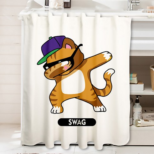 알럽홈 캐비닛 선 스크린 오픈 커튼, TYPE2