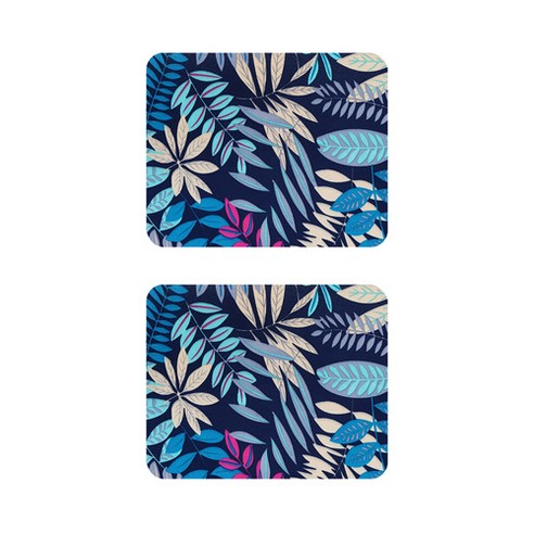 에스닉 보헤미안 보타패턴 캔버스 폴리 마우스 패드 23 x 19 cm, 02, 2개