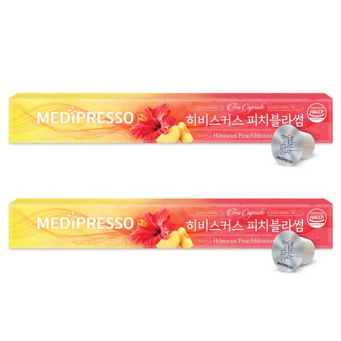 메디프레소 히비스커스 피치블라썸 티캡슐 리뷰 후기