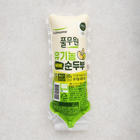 풀무원 유기농 미니 순두부 200g – 1개 포장