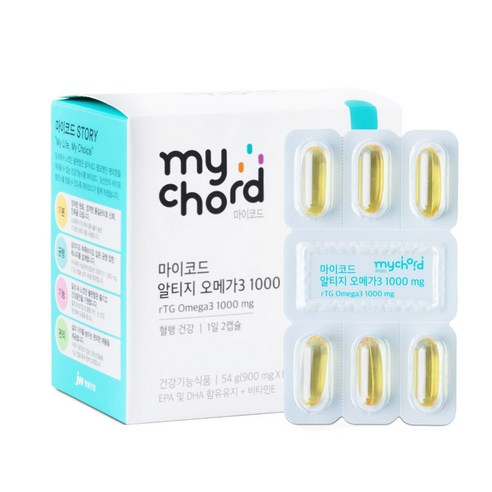 마이코드 알티지 오메가3 1000mg, 60정, 1개
