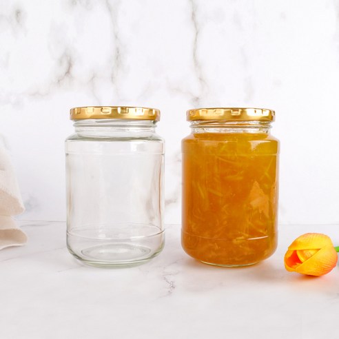 주방에 감성을 더하는 테크팩 유리병 원형 500ml