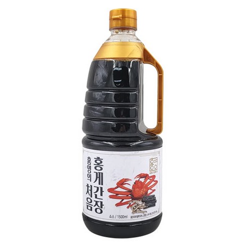 홍영의 처음 홍게 간장, 1.5L, 2개