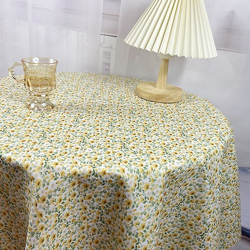 파라다이소 무드 인 1980 플로랄 테이블 식탁보, A, 90 x 150 cm