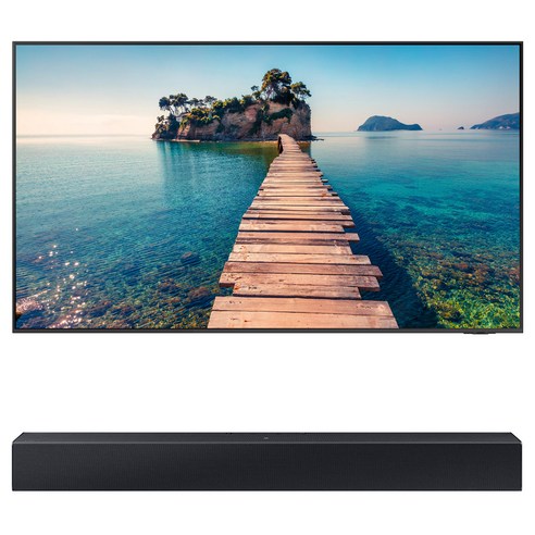 삼성전자 4K Crystal UHD HDR TV + 사운드바 패키지 KU55UC8500W1C4 방문설치, 138cm, TV(KU55UC8500FXKR), 사운드바(HW-C400/KR), 벽걸이형