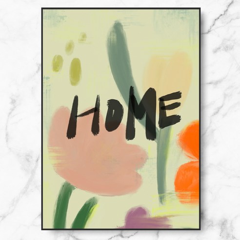 RYMD my inspiring place no-1 메탈 액자, 블랙