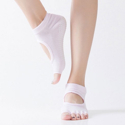미끄럼 방지 요가 발가락 양말 3p