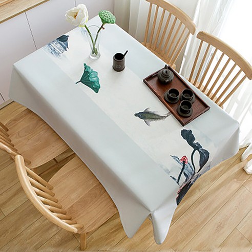 마켓A 고급 회화 식탁보, TYPE2, 140 x 230 cm