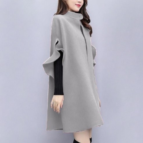 女裝 時尚 大碼 服裝 外套 春季和秋季 外套 風衣 成年女性 成年女性