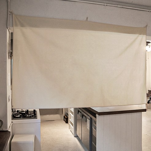 당신의 공간에 예술적인 숨결을 불어넣는 얼레디낫옛 블랭크 광목 패브릭 파티션