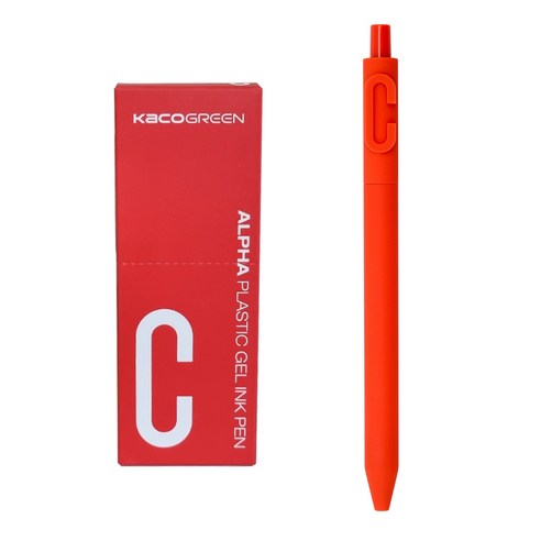 카코 알파 소프트 중성 젤펜 0.5mm, 알파벳 C, 10개
