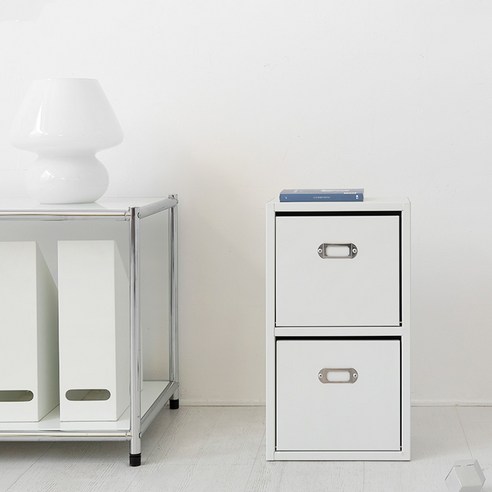 공간을 밝히는 미니멀 수납, 마켓비 BALJAN 2단 수납장