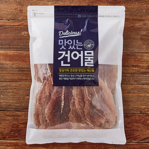 해맑은푸드 통순살 꼬리 조미 아귀포 (냉동), 1개, 1kg